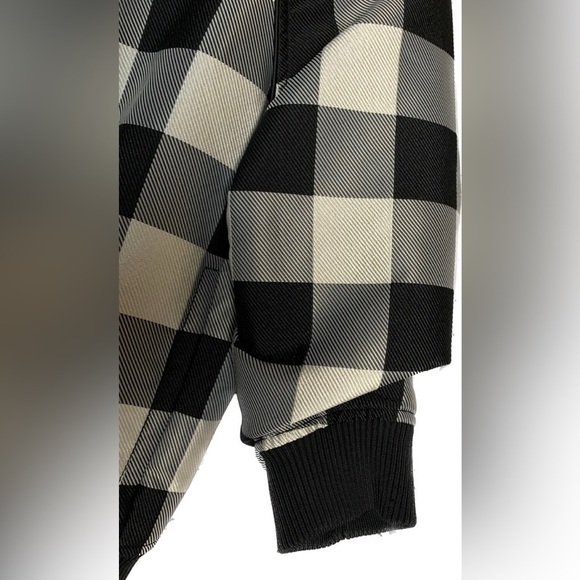 PHILLIP LIM Shrunken Gingham/Plaid Bomber Jacket - Picture 10 of 12